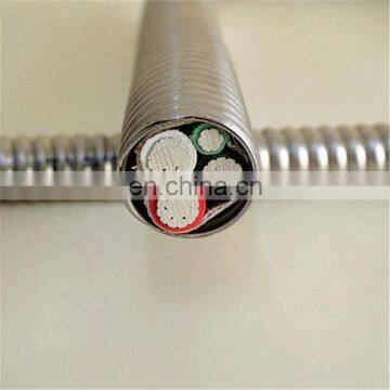 600V Teck 90 1/0 AWG Aluminum Alloy Interlocked Armored Type photo-6