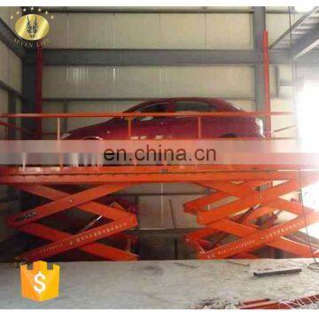 7LSJC Shandong SevenLift 2t heavy duty car scissor hydraulic truck workshop lift inground table