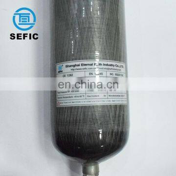 China Manufactured High Pressure Carbon Fiber Air Tank / Portable Carbon Fiber Composite Gas Cylinder