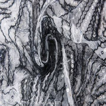 Dubai With Sequins Stripe Pattern Sequin Fabric photo-3