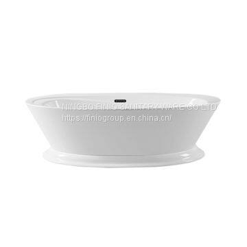 Freestanding apron bathtub 826