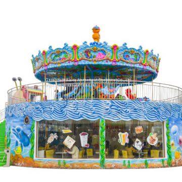 Amusement Park Carousel Ocean Theme