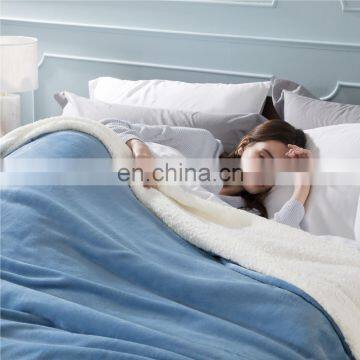 Custom Personalized Winter Thick Sherpa Blanket Throw Home Christmas Fleece Sherpa Blanket photo-2