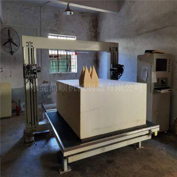 Single Vibrating Blade Horizontal CNC Contour Foam Cutting Machine photo-2
