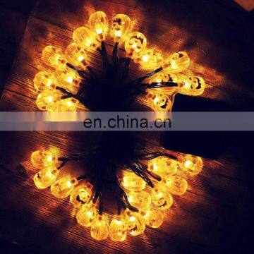 Led Pumpkin Face Style String Light Decoration Solar Powered For Halloween Garden Home Patio Holiday Party photo-4