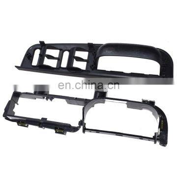Free Shipping! Black LHD Front Left Switch Bezel+Handle Trim+Bracket For Jetta Golf Bora MK4 photo-5