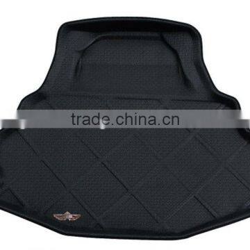 3d durable rubber car trunk mat