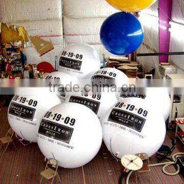 customized white inflatable helium balloon