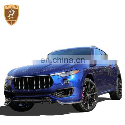 China Manufacture Lart Style Carbon Kit For Front Lip Rear Diffuser Wing Spoiler Suitable For Maserati Levante Body Kits