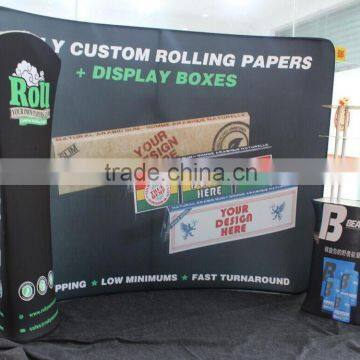 10ft Curved Tension Fabric Display rack