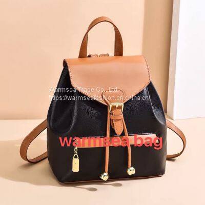 Girls Mini Leather School Bags Students Backpacks College Bag photo-2