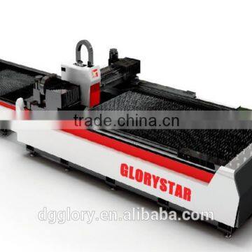 Double worktable Fiber Laser Cutting Machine for metal materials 0-25mm carton steel GS-3015C with CE Cerfitication