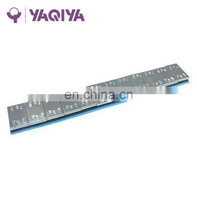 Universal type adhesive balancing wheel weights with zinc coated