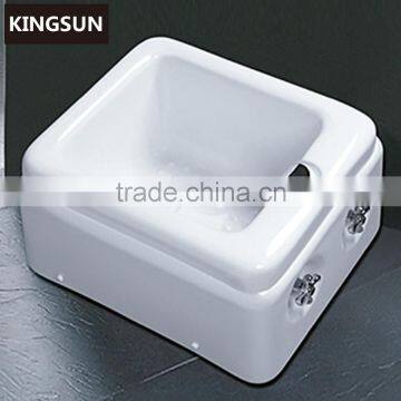 New Product Equipment Wash White Square Acrylic Massage Feet Spa Tub