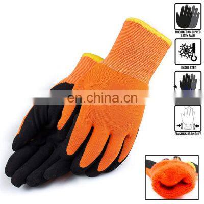 HY Two Liner Thermal Gloves Ice Snow Activities Power Grip Nitrile Coated Glove Doumei Suitable For -30 To -40 photo-2