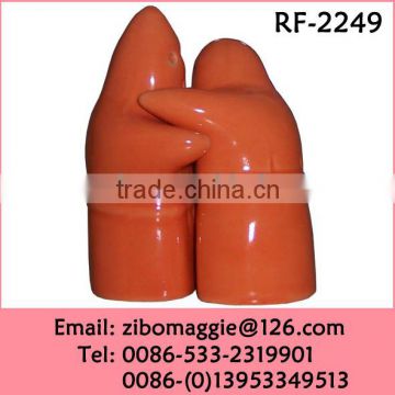 Beautiful Colored Personalized Porcelain Salt and Pepper Set Wholesale for Tableware Made in Zibo