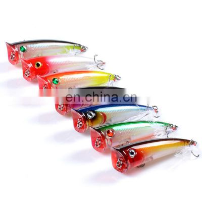 7.8cm 10.5g Factory Wholesale Topwater Popper Bait Colorful Paint Hard Fish Lure fishing lure making supplies