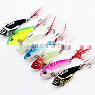 OEM color Metal Sequins Fishing Lures Hard Baits Metal VIB Hard Lure