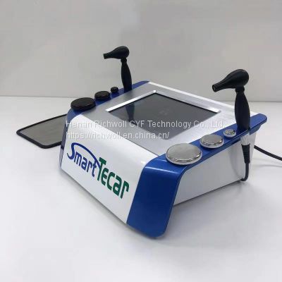 New arrival 3 in 1 Tecar Therapy CET RET RF physiotherapy Shock Wave ShockWave therapy machine Tecar