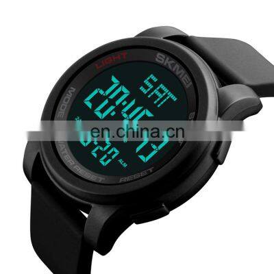 2018 hot item fashion reloj pulsera Skmei 1257 relojes deportivos hombre silicona strap superior stop watch