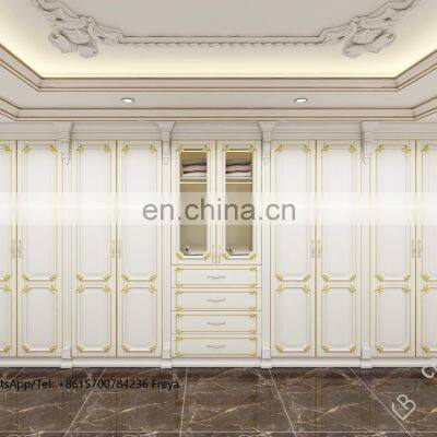 CBMmart free design Luxury walk in closet cabinet wardrobe bedroom furniture closet