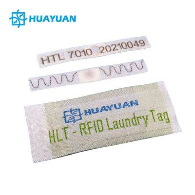 Economical RFID Tags UHF Transponder Washable Flexible Textile Laundry Tag