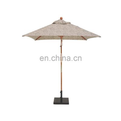 Professional Advertising Cheap Wooden Beach Umbrella Outdoor