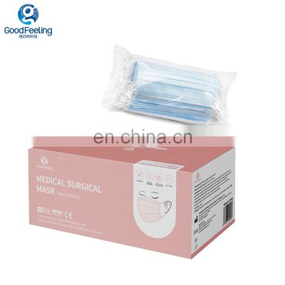 Wholesale Medical Disposable Mask  Nonwoven 3Ply BFE 98% Medical Disposable Face Mask masque chirurgical medIcal IIR