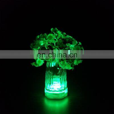 Factory price color change battery submersible base waterproof LED vase light