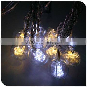 Cotton Ball Light String Christmas Decor Wholesale Clear Cable Christmas Ball Ornaments photo-3