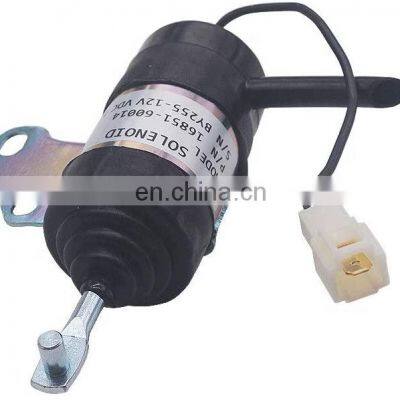 16851-60014 12V DIESEL STOP SOLENOID for Kubota B7410D BX1500D BX1800D BX1830D BX2230D G1900 G2160