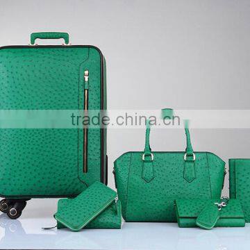 High Quality Customized Logo Genuine Real Ostrich Leather Clutch Wallet for Women photo-2