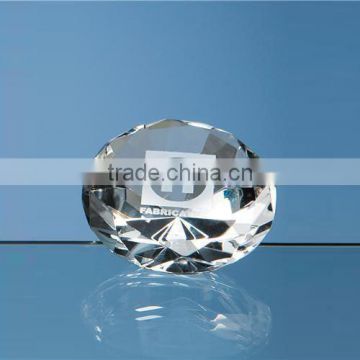 Large diamond K9 optical crystal diamond showpiece crystal diamond paperweight