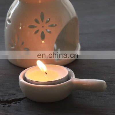 Ceramic Tealight Candle Holder Essential Oil Incense Aroma Diffuser Furnace Aroma Essential Oil Burner Wax Melt Burner photo-4