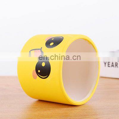 Factory Cheap Price Cute Face Ceramic Green Plant Pots Cute Expression Flower Pot Mini Pottery Flower Pots