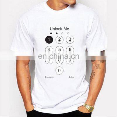 Custom T-Shirts For Men Wholesale Blank White Plain Tee