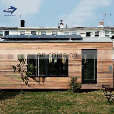 UPVC swing window or sliding window wooden prefab shipping container house luxury