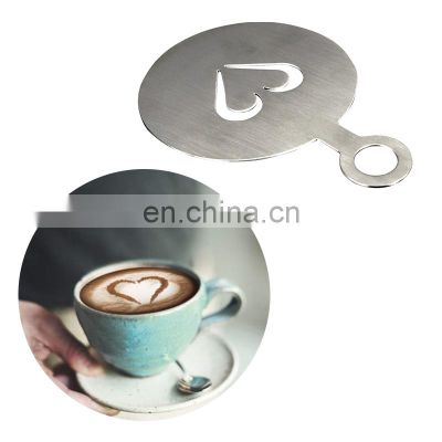 New design trending selling Products Barista stencil Stainless Steel 6pcs set in good Price Direct from Manufacture