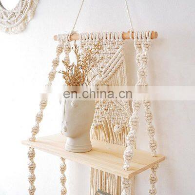 Hot Sale Macrame Shelves For Bedroom & Plant Boho Home Decor photo-5