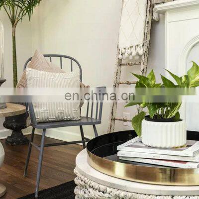 Best Seller Round Lacquered Serving Tray Wholesale Cheapest Vietnam Manufacturer photo-5