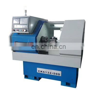 Siemens Fanuc and GSK cnc control system CK6132x500 flat bed cnc lathe from China factory with CE