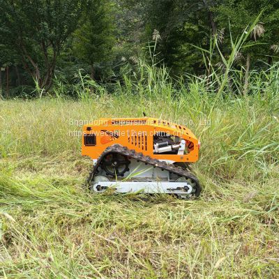 slope mower cost, China robot lawn mower for hills price, radio control lawn mower for sale