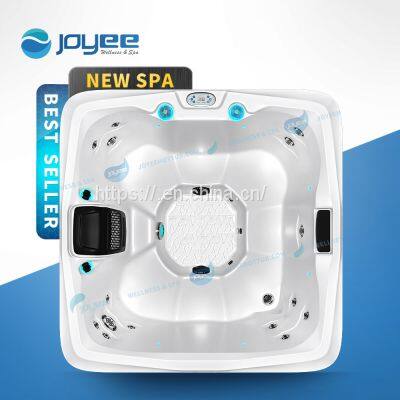 JOYEE 7 Persons Acrylic Whirlpool Massage Outdoor Bathtub With Jacuzzier Function photo-2