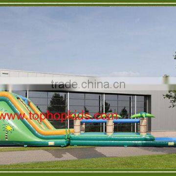 Factory Supply Giant Inflatable Water Slide With Pool photo-3