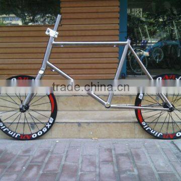 Titanium Road Bike Frame-China Cheap Titanium 451 Wheel Frame and Fork photo-4