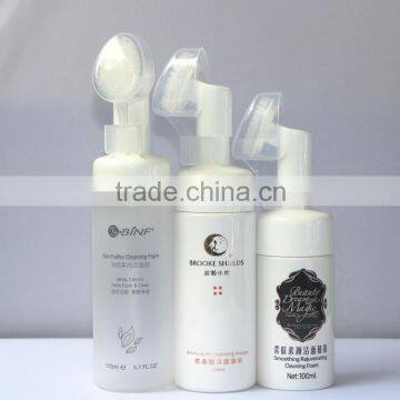 PET plastic foam bottle with brush pump