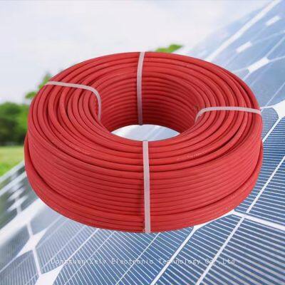 solar cable 6mm2 direct factory power cable pv dc wire solar panel electric cable 2.5mm 4mm H1Z2Z2-K photovoltaic solar wire