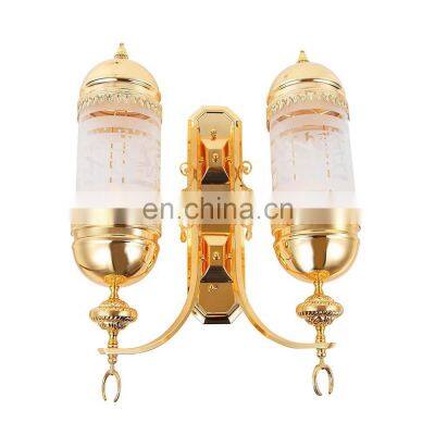 Moroccan decoration metal glass wall lighting for church project mosque wall lamp