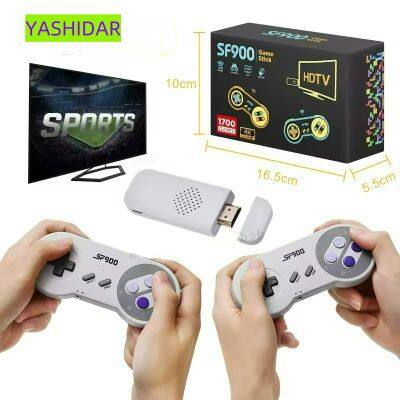 Sf900 Game Stick 4k Black Box 16 Bit Built In 5000 Games Retro Video Gaming Console Classic Tv Game For Sfc photo-2