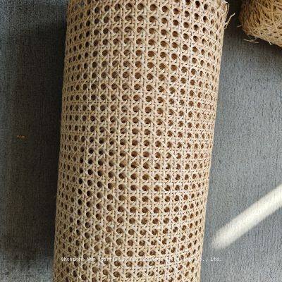 Factory Plastic Rattan Cane Webbing pe Rattan Weaving Mat Rolls for Furnitures photo-3